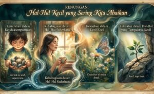 Hal-Hal Kecil yang Sering Kita Abaikan Hal-Hal Kecil yang Sering Kita Abaikan