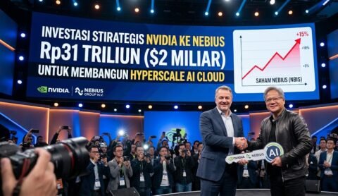 Nvidia Suntik Investasi Rp30 Triliun ke Nebius, Saham Langsung Melonjak Tajam