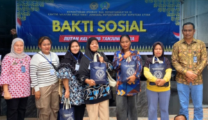 Optimalkan Pelayanan Publik, Rutan Tanjung Pura Salurkan Paket Bantuan Sosial bagi Keluarga Warga Binaan