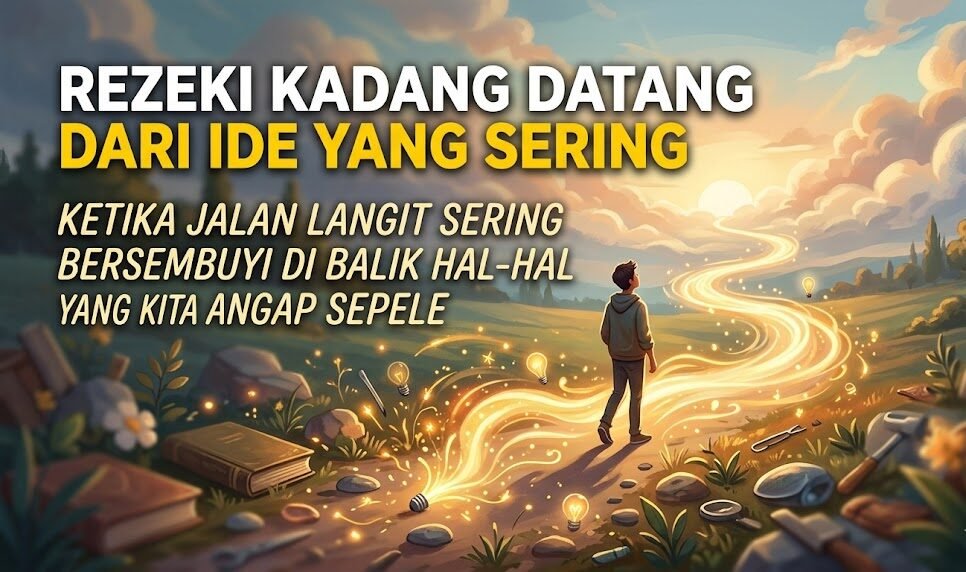 Rezeki Kadang Datang dari Ide yang Sering Diabaikan Rezeki Kadang Datang dari Ide yang Sering Diabaikan