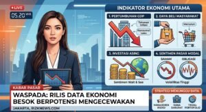 Menanti Rilis Data Ekonomi Terbaru: Pasar Bersiap Hadapi Potensi Kabar Mengecewakan Esok Hari