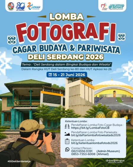 Meriahkan HUT ke-80, Disbudporapar Gelar Lomba Fotografi Cagar Budaya & Pariwisata Deli Serdang 2026