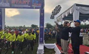 PECAH REKOR! 1.600 Peserta Gowes Padati Lapangan Emplasmen Kualanamu, Meriahkan Tour de Deli Serdang VI 2026