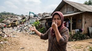 Warga Terdampak Bau TPA Sampah Warga Terdampak Bau TPA Sampah