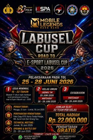 Perebutkan Total Hadiah Rp22 Juta, Turnamen Mobile Legends Labusel Cup 2026 Siap Digelar Gratis!