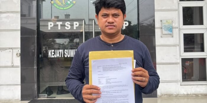 Diduga Bobrok dan Retak-Retak, Proyek Irigasi Labuhanbatu Dilaporkan ke Kejati Sumut