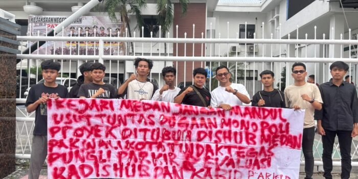 Tuding Kejari Medan 'Mandul', Massa HIPMA-SU Desak Pengusutan Dugaan Skandal LPJU dan Kebocoran Parkir Dishub